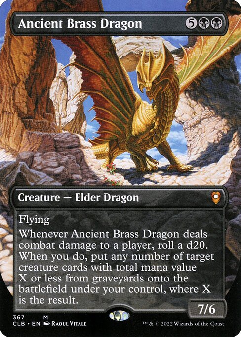 Commander Legends: Battle for Baldur's Gate - 367 - Ancient Brass Dragon - Mythic - B - Non-foil