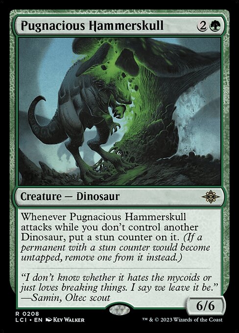 The Lost Caverns of Ixalan - 208 - Pugnacious Hammerskull - Rare - G - Non-foil