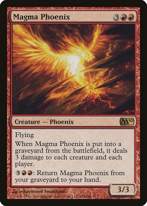 Magic 2010 - 148 - Magma Phoenix - Rare - R - Non-foil