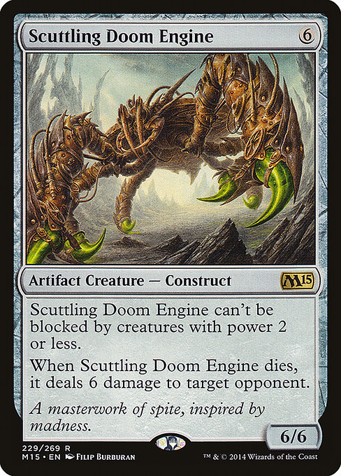 Magic 2015 - 229 - Scuttling Doom Engine - Rare - C - Non-foil