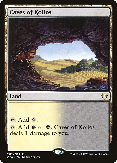 Commander 2020 - 262 - Caves of Koilos - Rare - C - Non-foil