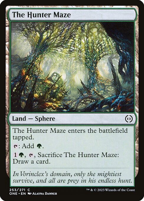 Phyrexia: All Will Be One - 253 - The Hunter Maze - Common - C - Non-foil