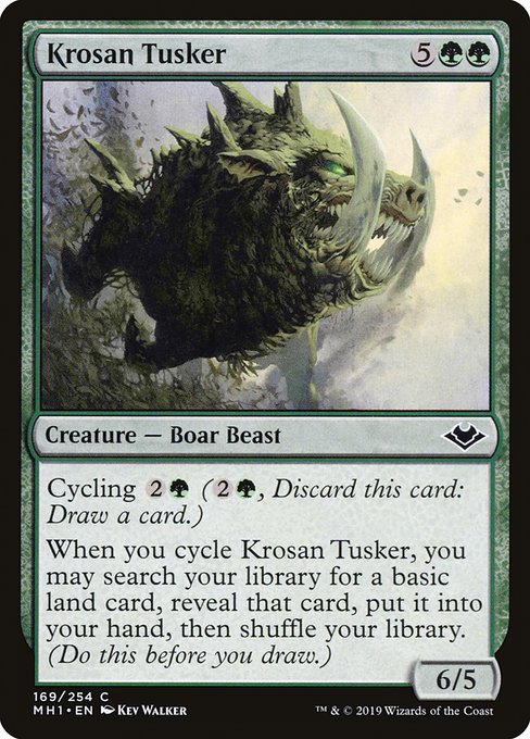 Modern Horizons - 169 - Krosan Tusker - Common - G - Non-foil