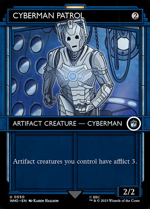 Doctor Who - 550 - Cyberman Patrol - Uncommon - C - Non-foil