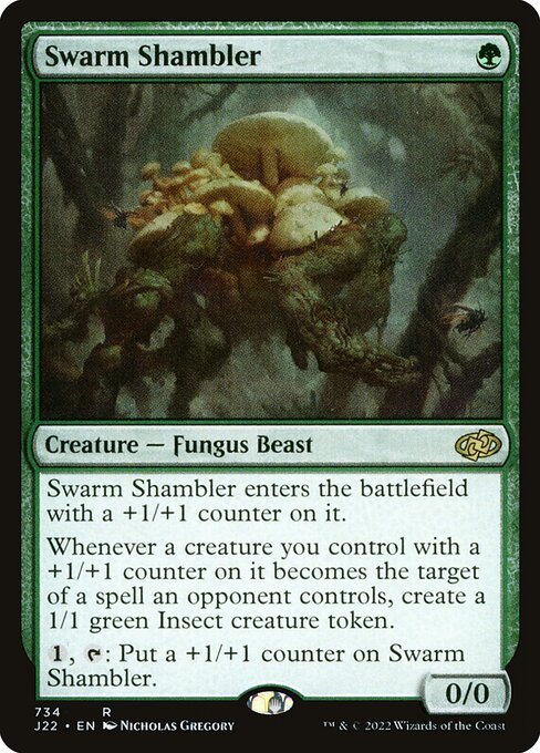 Jumpstart 2022 - 734 - Swarm Shambler - Rare - G - Non-foil