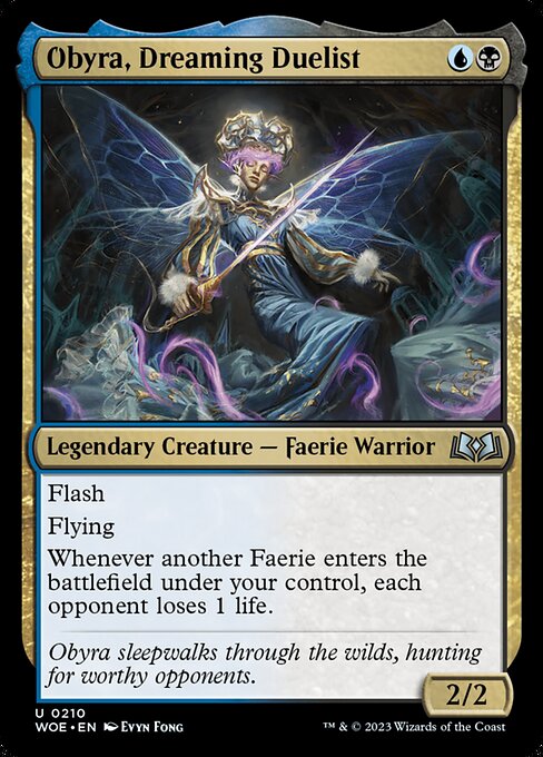 Wilds of Eldraine - 210 - Obyra, Dreaming Duelist - Uncommon - UB - Non-foil