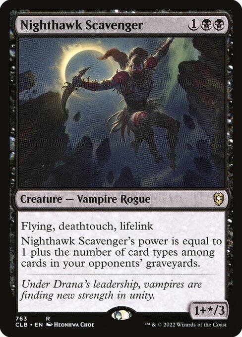 Commander Legends: Battle for Baldur's Gate - 763 - Nighthawk Scavenger - Rare - B - Non-foil