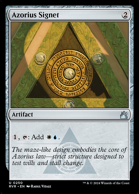 Ravnica Remastered - 250 - Azorius Signet - Uncommon - C - Non-foil