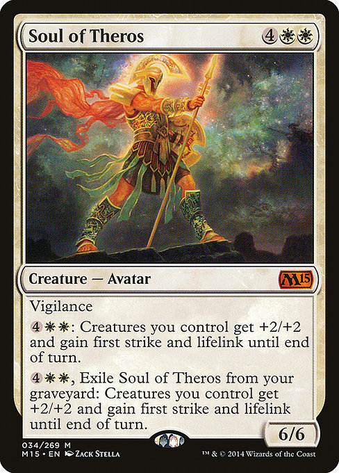 Magic 2015 - 34 - Soul of Theros - Mythic - W - Non-foil