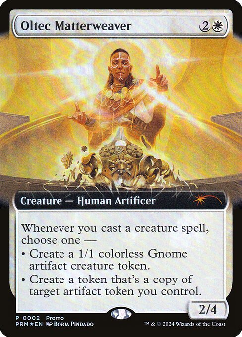 Wizards Play Network 2024 - 12 - Oltec Matterweaver - Mythic - W - Foil - Promo
