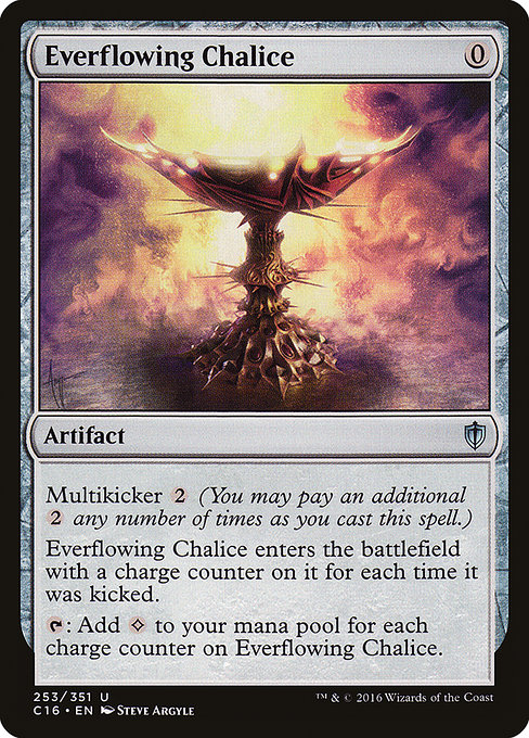 Commander 2016 - 253 - Everflowing Chalice - Uncommon - C - Non-foil