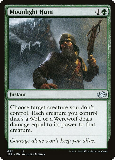 Jumpstart 2022 - 692 - Moonlight Hunt - Uncommon - G - Non-foil