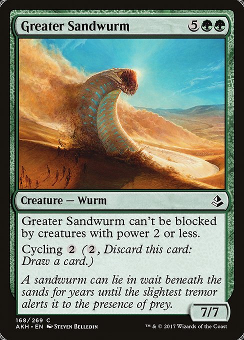 Amonkhet - 168 - Greater Sandwurm - Common - G - Non-foil