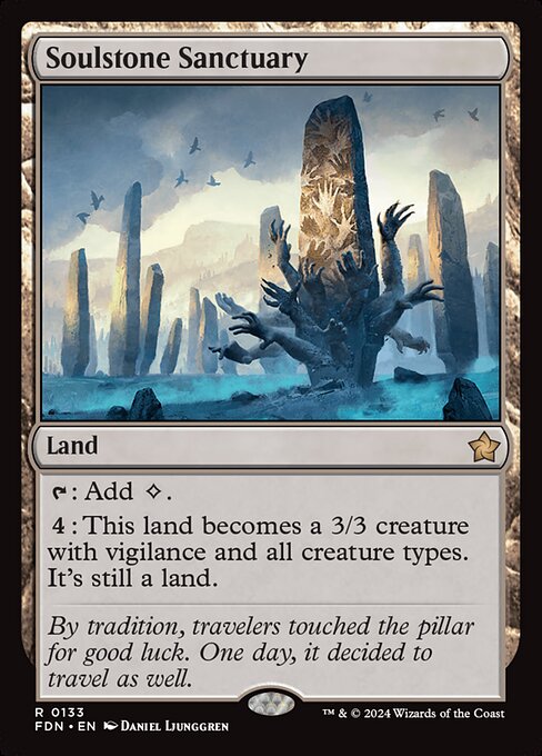 Foundations - 133 - Soulstone Sanctuary - Rare - C - Non-foil
