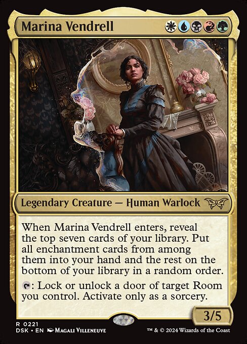 Duskmourn: House of Horror - 221 - Marina Vendrell - Rare - Multi - Foil
