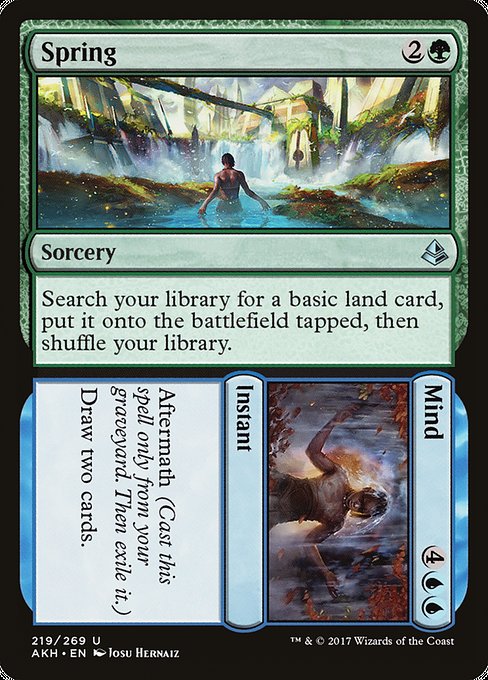 Amonkhet - 219 - Spring // Mind - Uncommon - UG - Non-foil
