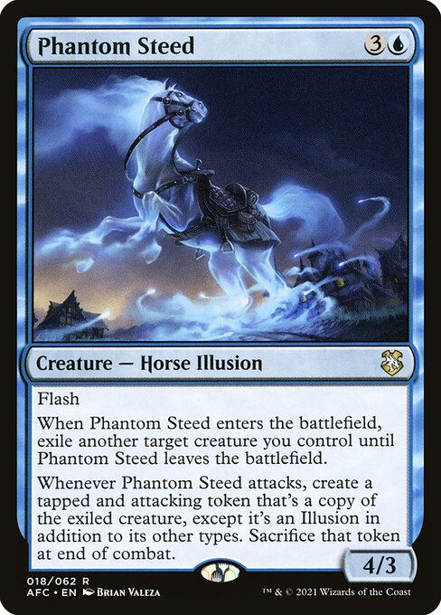Forgotten Realms Commander - 18 - Phantom Steed - Rare - U - Non-foil