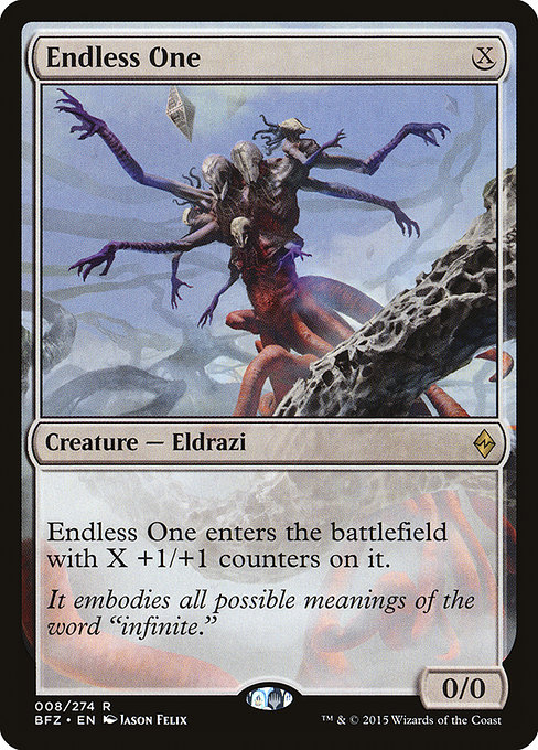 Battle for Zendikar - 8 - Endless One - Rare - C - Non-foil