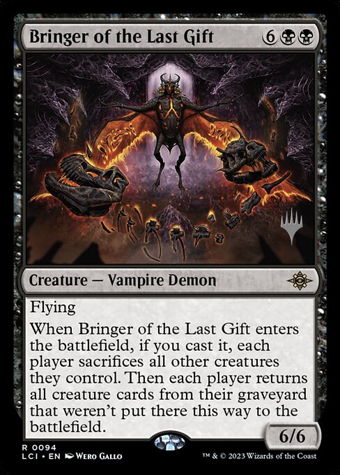 The Lost Caverns of Ixalan Promos - 94p - Bringer of the Last Gift - Rare - B - Non-foil - Promo