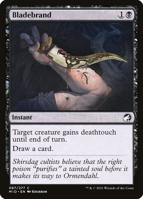 Innistrad: Midnight Hunt - 87 - Bladebrand - Common - B - Foil