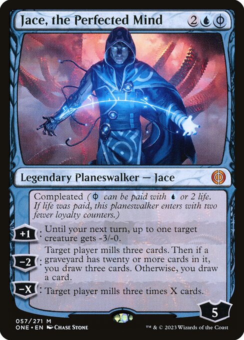 Phyrexia: All Will Be One - 57 - Jace, the Perfected Mind - Mythic - U - Non-foil