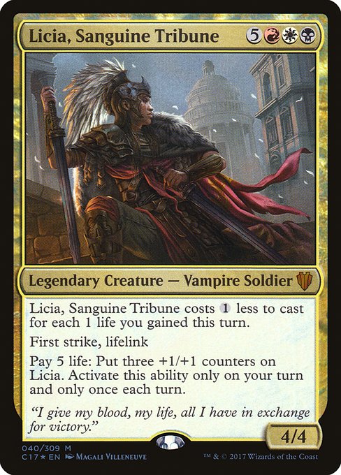 Commander 2017 - 40 - Licia, Sanguine Tribune - Mythic - Multi - Foil