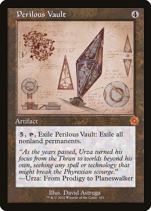 The Brothers' War Retro Artifacts - 101 - Perilous Vault - Mythic - C - Foil