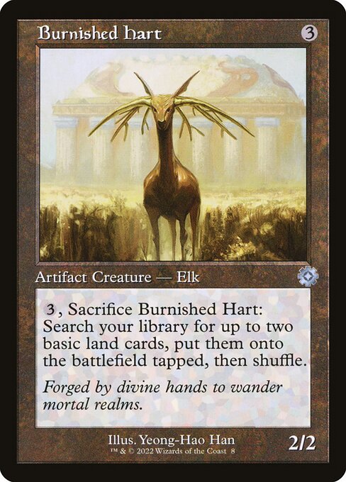 The Brothers' War Retro Artifacts - 8 - Burnished Hart - Uncommon - C - Foil