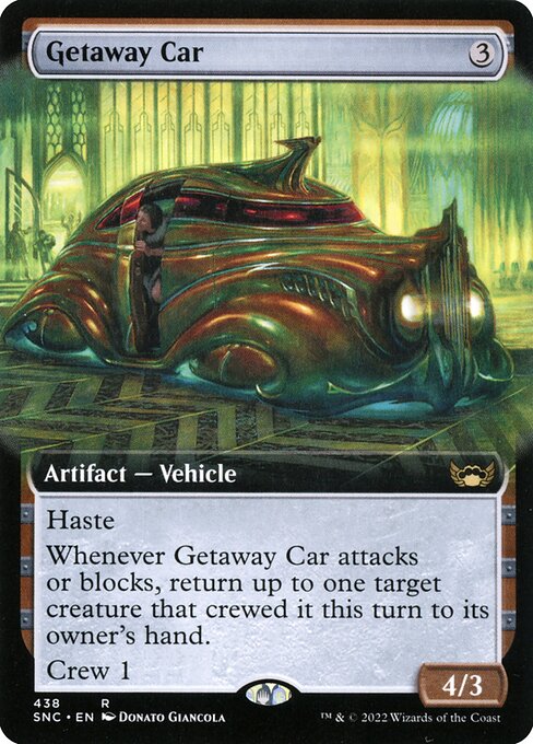Streets of New Capenna - 438 - Getaway Car - Rare - C - Non-foil