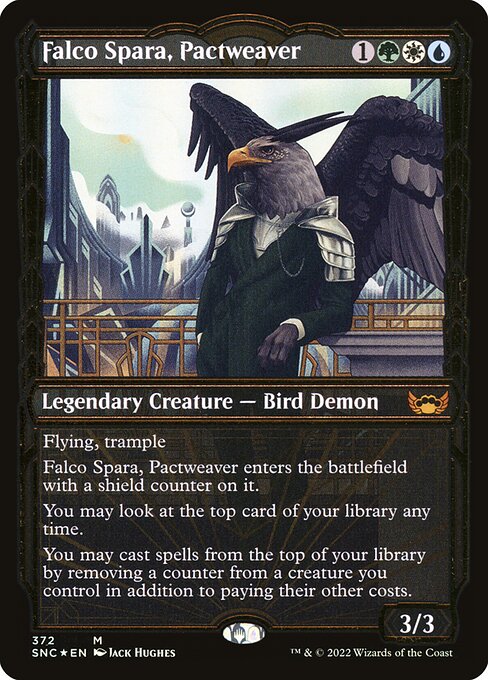 Streets of New Capenna - 372 - Falco Spara, Pactweaver - Mythic - Multi - Foil