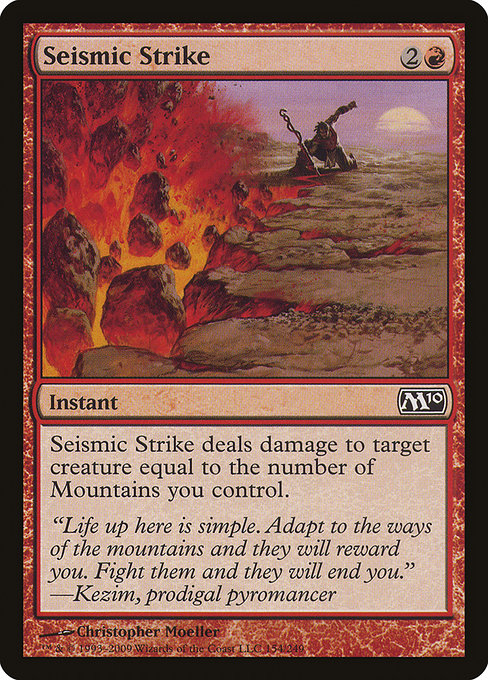 Magic 2010 - 154 - Seismic Strike - Common - R - Non-foil