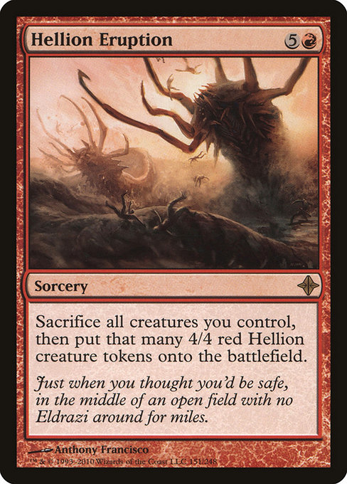 Rise of the Eldrazi - 151 - Hellion Eruption - Rare - R - Non-foil