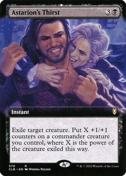 Commander Legends: Battle for Baldur's Gate - 570 - Astarion's Thirst - Rare - B - Non-foil