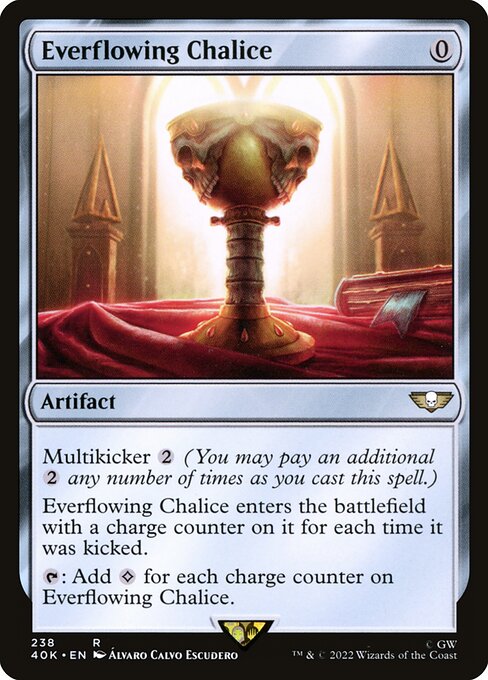Warhammer 40,000 Commander - 238 - Everflowing Chalice - Rare - C - Non-foil