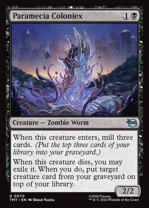 Teenage Mutant Ninja Turtles - 70 - Paramecia Coloniex - Uncommon - B - Non-foil