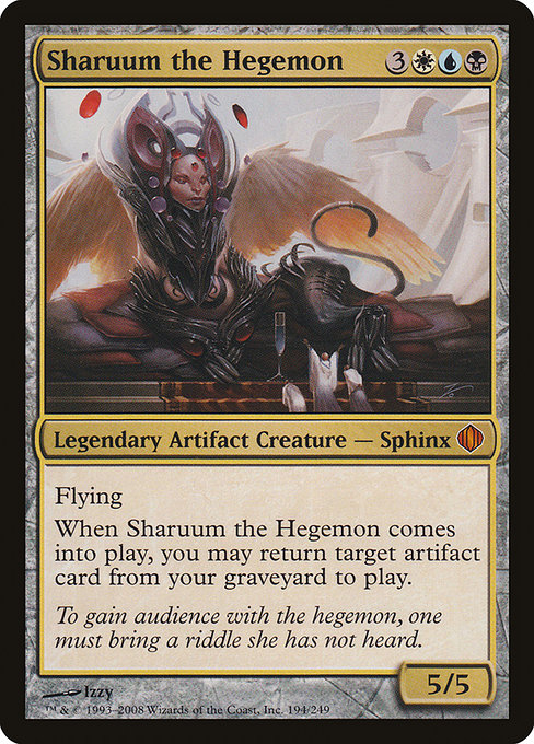 Shards of Alara - 194 - Sharuum the Hegemon - Mythic - Multi - Non-foil