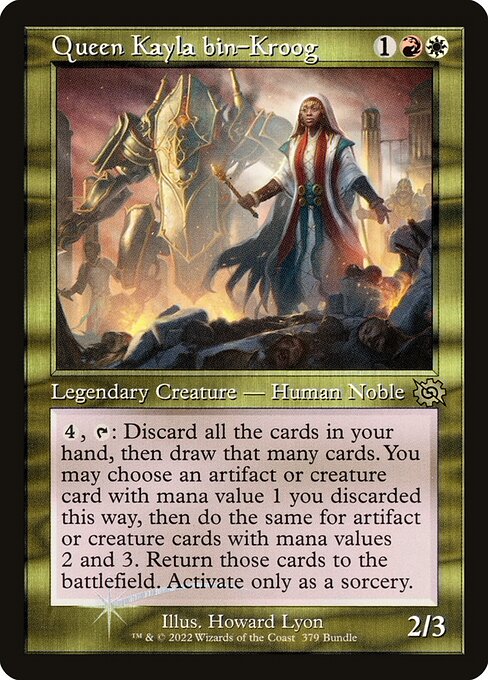 The Brothers' War - 379 - Queen Kayla bin-Kroog - Rare - WR - Foil - Promo