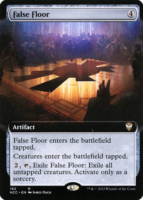 New Capenna Commander - 182 - False Floor - Rare - C - Non-foil