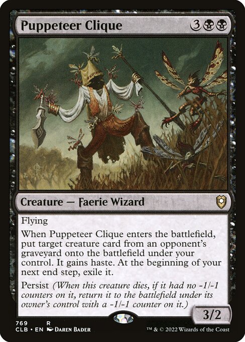 Commander Legends: Battle for Baldur's Gate - 769 - Puppeteer Clique - Rare - B - Non-foil