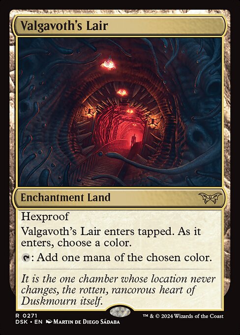 Duskmourn: House of Horror - 271 - Valgavoth's Lair - Rare - C - Non-foil