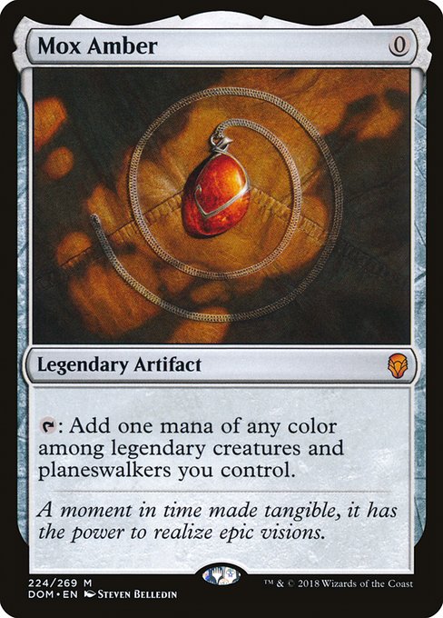 Dominaria - 224 - Mox Amber - Mythic - C - Non-foil