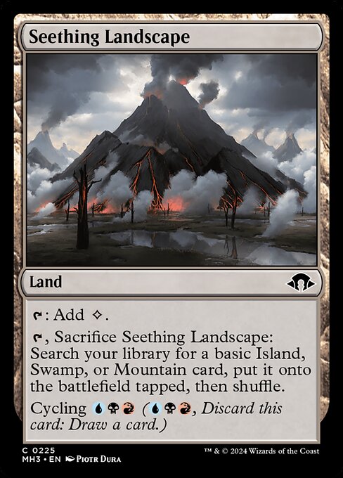 Modern Horizons 3 - 225 - Seething Landscape - Common - C - Foil