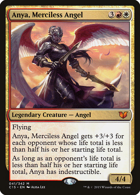 Commander 2015 - 41 - Anya, Merciless Angel - Mythic - WR - Non-foil