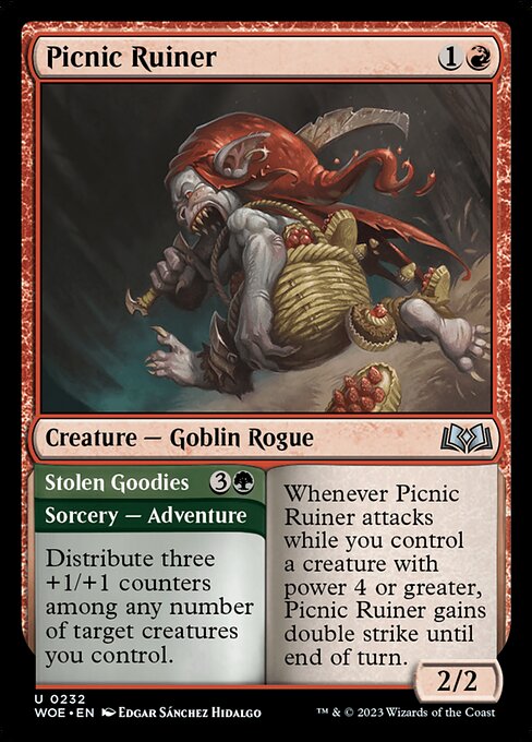 Wilds of Eldraine - 232 - Picnic Ruiner // Stolen Goodies - Uncommon - R - Non-foil