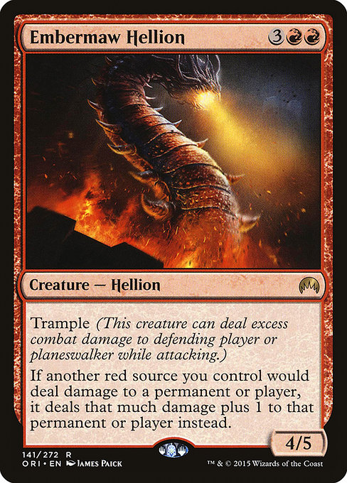 Magic Origins - 141 - Embermaw Hellion - Rare - R - Non-foil