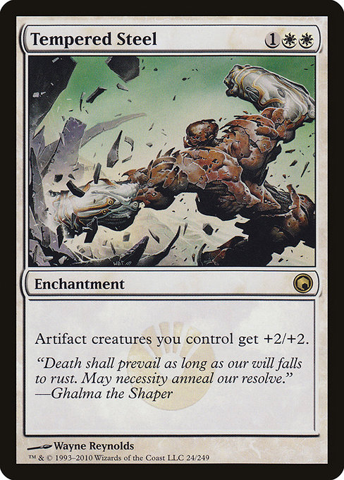 Scars of Mirrodin - 24 - Tempered Steel - Rare - W - Non-foil