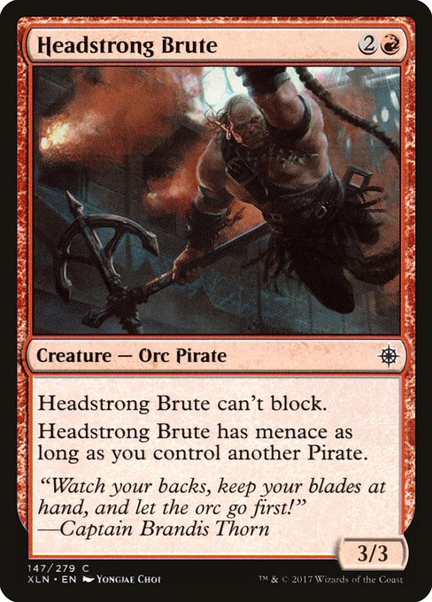 Ixalan - 147 - Headstrong Brute - Common - R - Non-foil