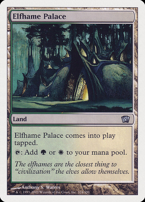 Eighth Edition - 324 - Elfhame Palace - Uncommon - C - Non-foil