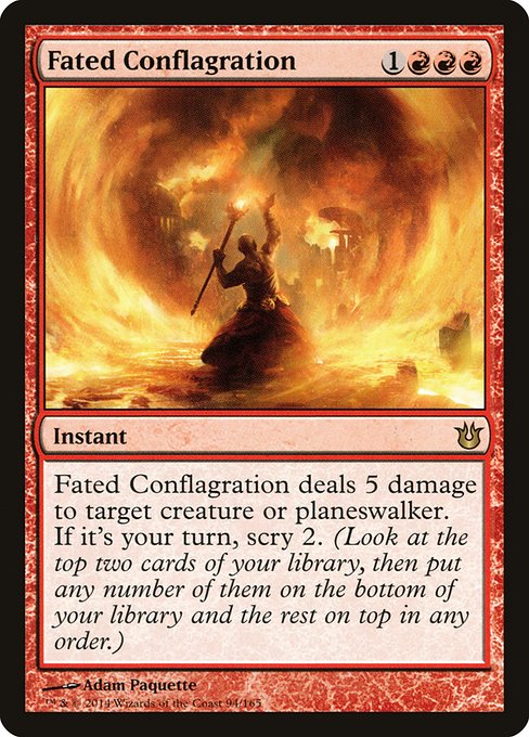 Born of the Gods - 94 - Fated Conflagration - Rare - R - Non-foil