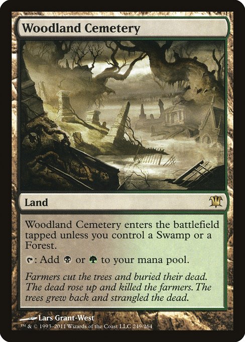 Innistrad - 249 - Woodland Cemetery - Rare - C - Non-foil